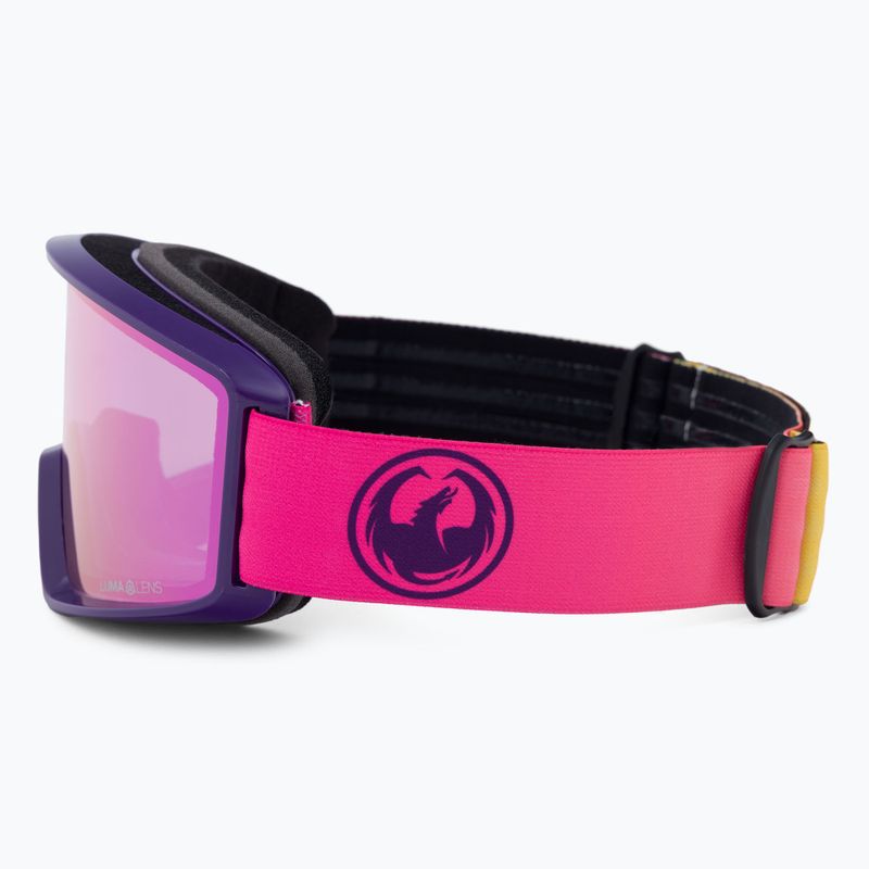 DRAGON DXT OTG ski goggles fade lite/lumalens pink ion 4