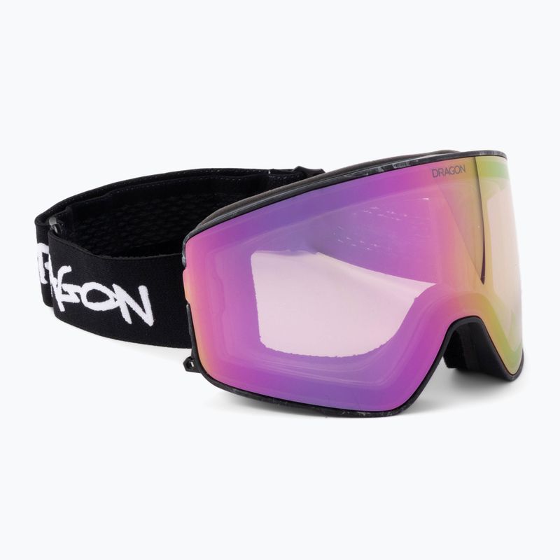 DRAGON PXV2 sketchy/lumalens pink ion/lumalens dark smoke ski goggles 42348-009 2