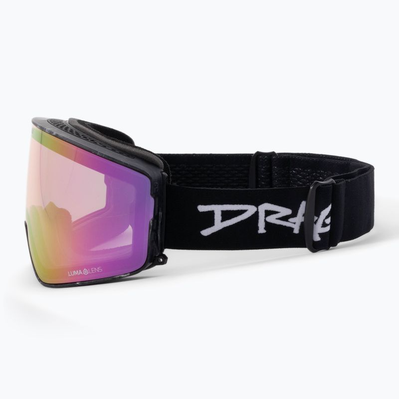 DRAGON PXV2 sketchy/lumalens pink ion/lumalens dark smoke ski goggles 42348-009 5