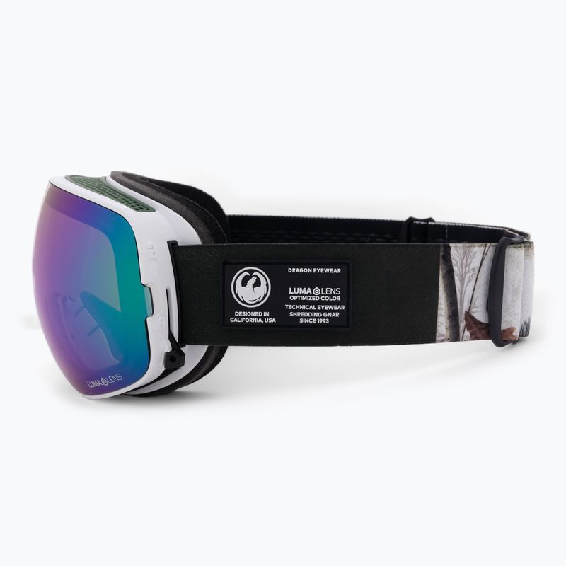 DRAGON X2S alpine camo/lumalens green ion/lumalens amber ski goggles 40455-160 5