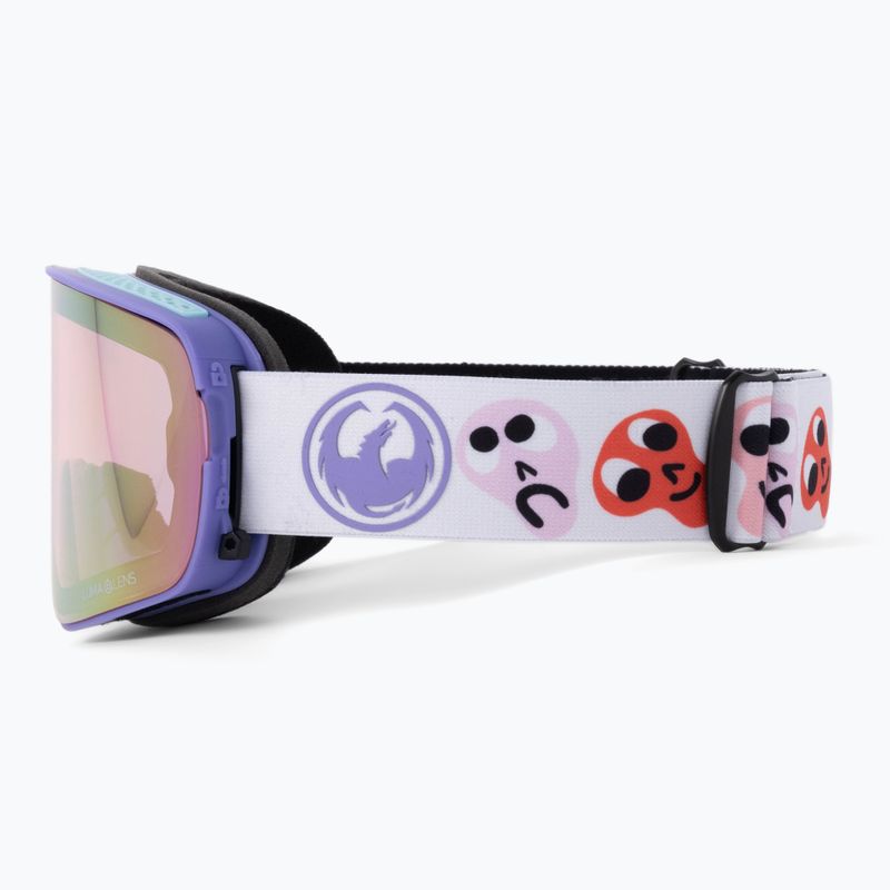 DRAGON NFX2 danny davis/lumalens pink ion/lumalens dark smoke ski goggles 40458-109 5