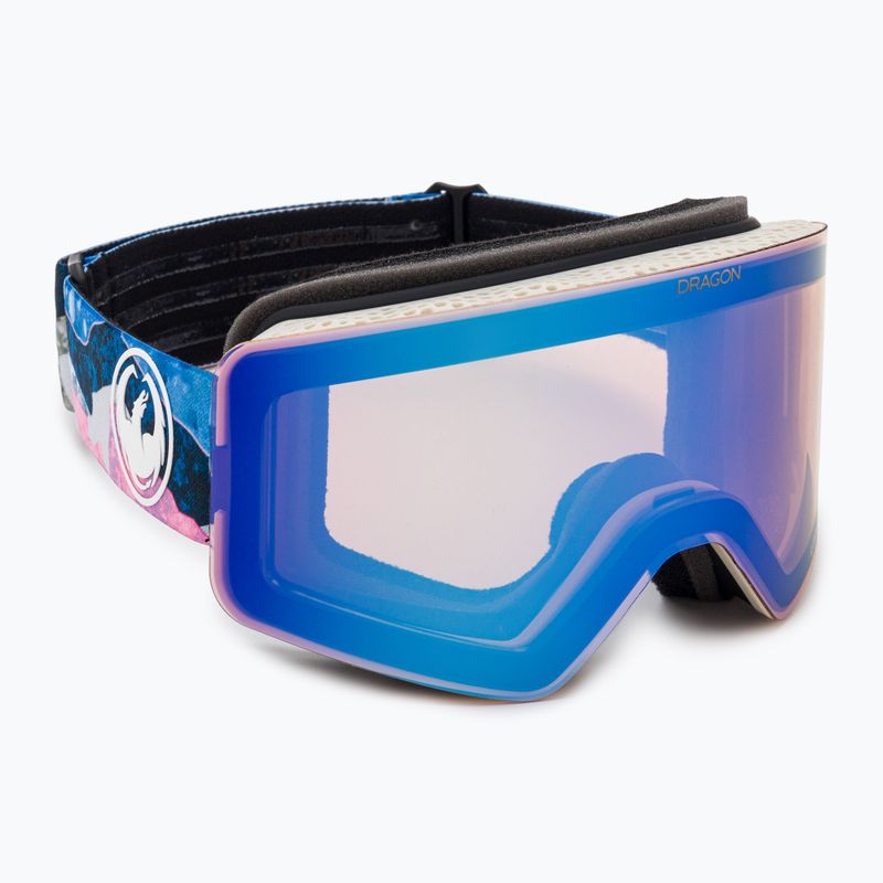 DRAGON R1 OTG mountain bliss/lumalens flash blue/lumalens dark smoke DRG110/6331429 ski goggles 2