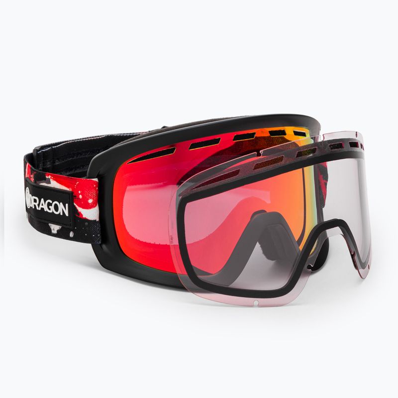 DRAGON D1 OTG ski goggles koi/lumalens red ion/lumalens light rose 40461/6032642