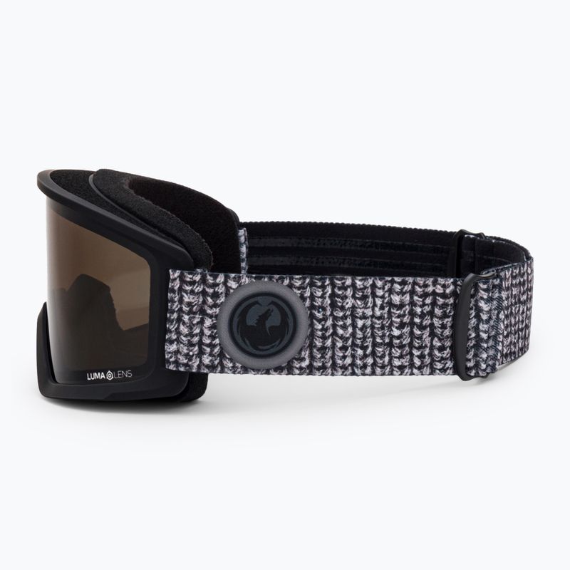 DRAGON DX3 OTG ski goggles sweater weather/lumalens dark smoke 4