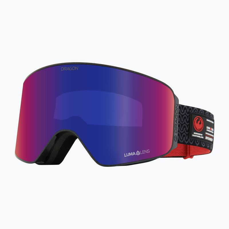DRAGON NFX MAG OTG obsidian/lumalens solace ir/violet ski goggles 6