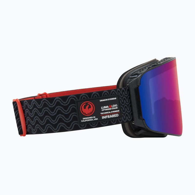DRAGON NFX MAG OTG obsidian/lumalens solace ir/violet ski goggles 8
