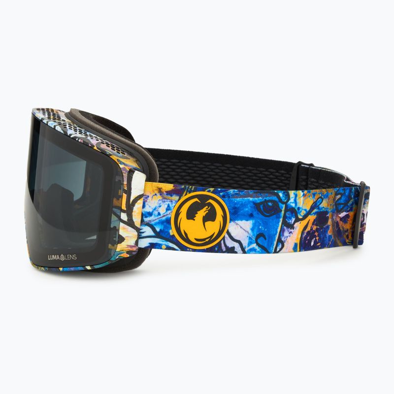 DRAGON NFX MAG OTG ski goggles chris benchetler24/lumalens dark smoke+lumalens flash blue 5