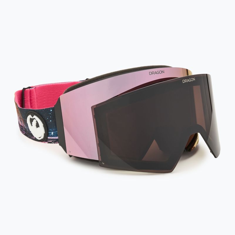 DRAGON RVX MAG OTG bryan iguchi24/lumalens rose gold ion+midnight ski goggles
