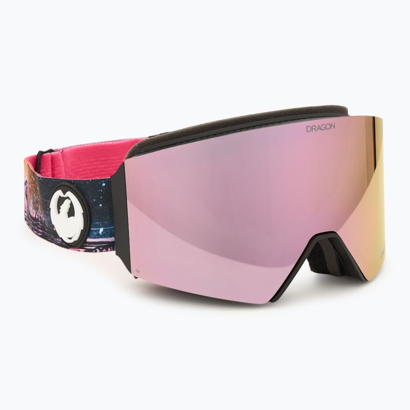 DRAGON RVX MAG OTG bryan iguchi24/lumalens rose gold ion+midnight ski goggles 2