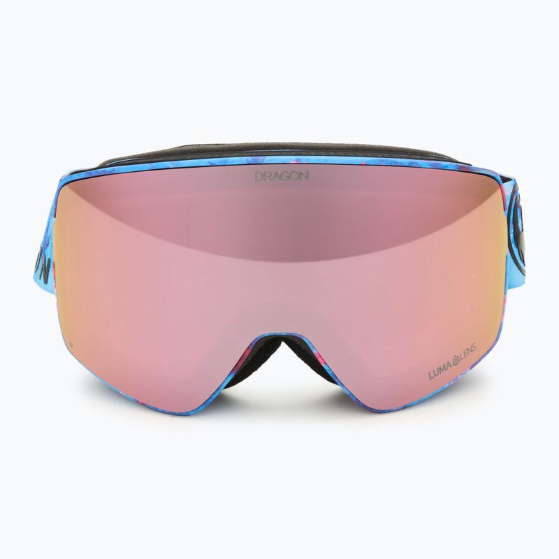 DRAGON NFX2 predator/lumalens rosegold ion+lumalens midnight ski goggles 3