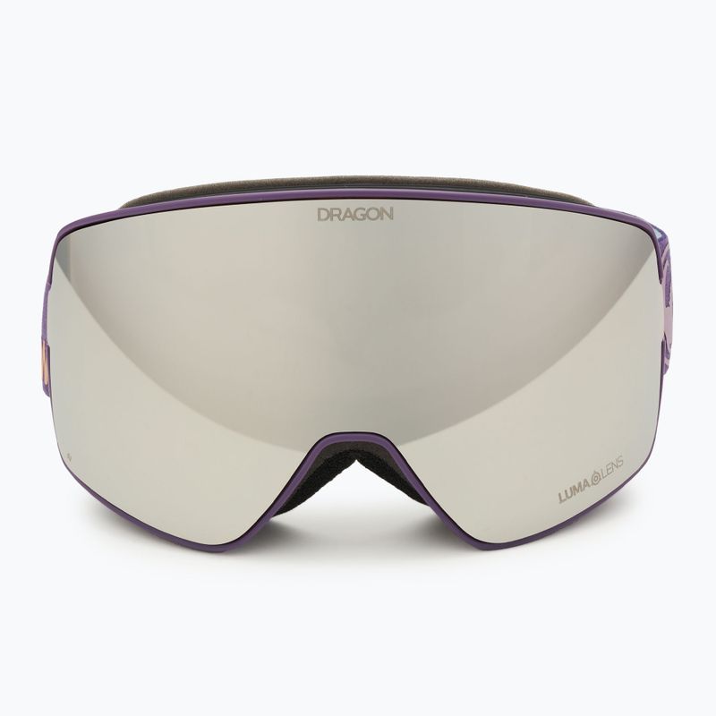 DRAGON NFX2 deep plum/lumalens silver ion+lumalens voilet ski goggles 3