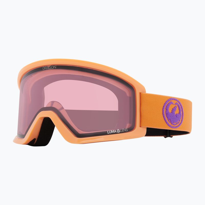 DRAGON DX3 OTG ski goggles apricot/lumalens light rose 5