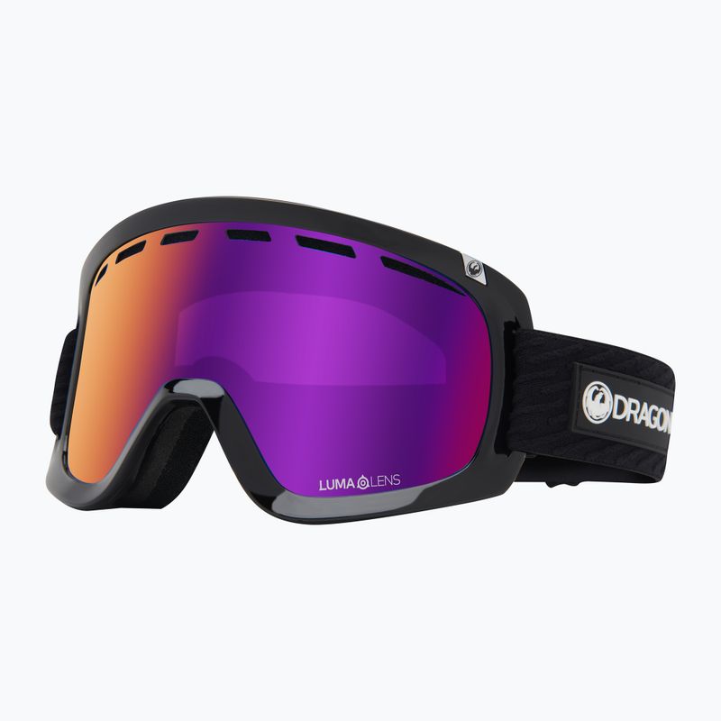 DRAGON D1 OTG ski goggles icon purple/lumalens purple ion+lumalens amber 6