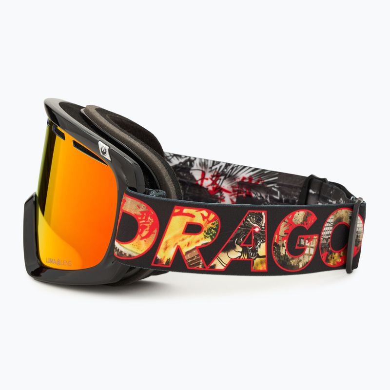 DRAGON D1 OTG ski goggles klash/lumalens red ion+lumalens rose 5