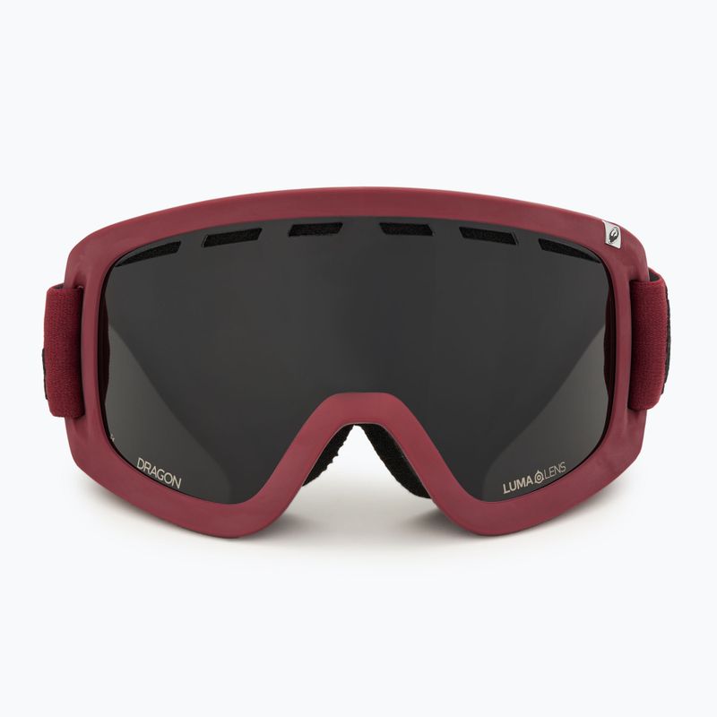 DRAGON D1 OTG cordovan/lumalens midnight+lumalens amber ski goggles 3
