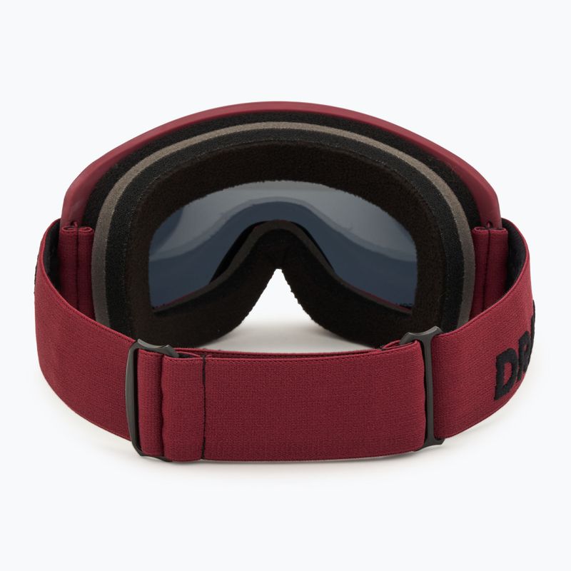 DRAGON D1 OTG cordovan/lumalens midnight+lumalens amber ski goggles 4