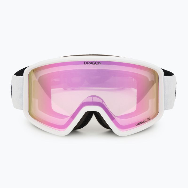 DRAGON DXT OTG ski goggles white/lumalens pink ion 2