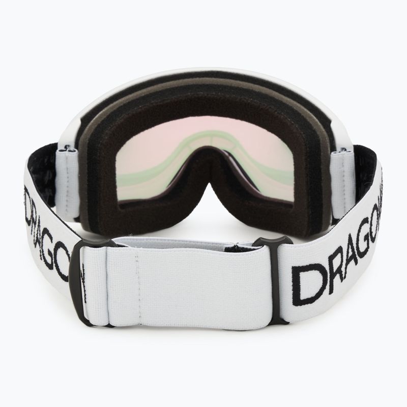 DRAGON DXT OTG ski goggles white/lumalens pink ion 3