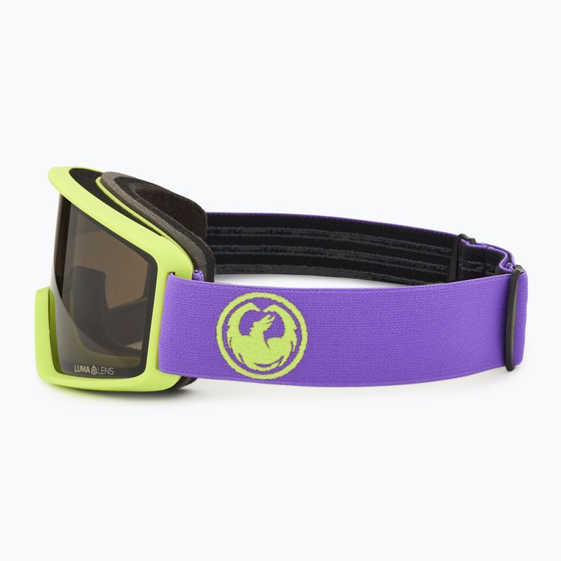 DRAGON DXT OTG murasaki/lumalens dark smoke ski goggles 4