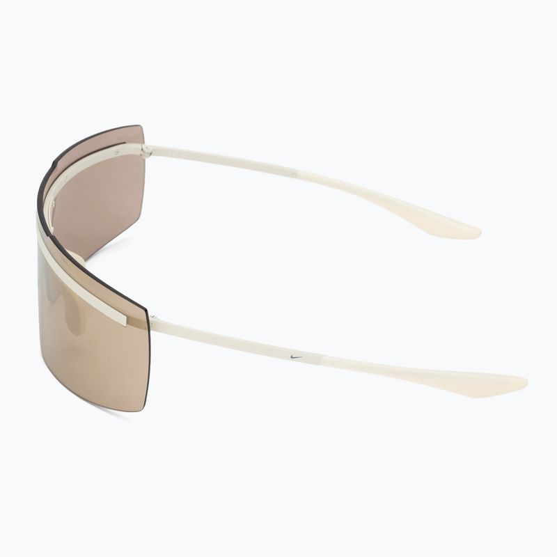 Sunglasses Nike Echo Shield M matte coconut milk/gold mirror 4