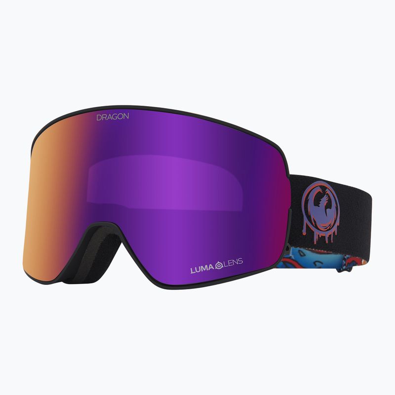 Ski goggles DRAGON NFX2 rattled/lumalens purple ion/lumalens violet