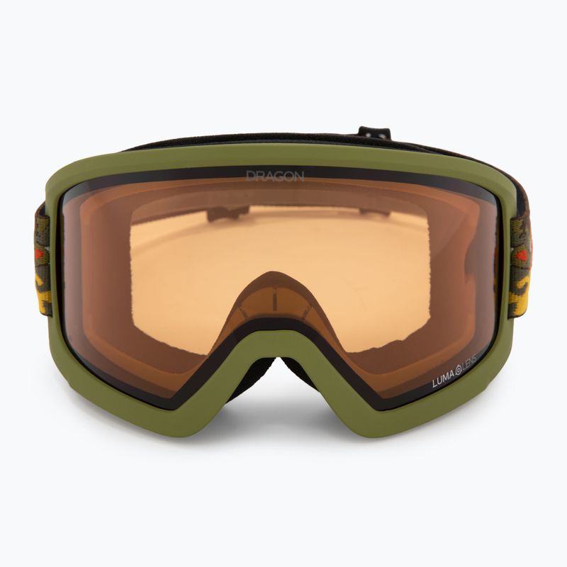 Ski goggles DRAGON DX3 L OTG leafy camo/lumalens amber 2