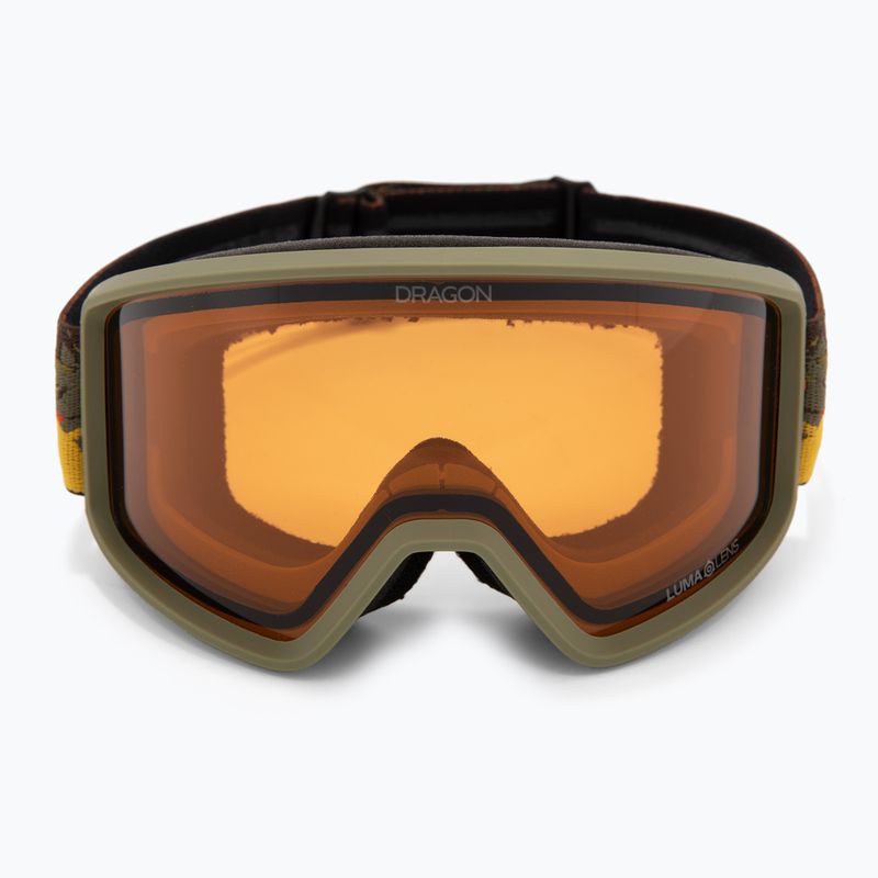 Ski goggles DRAGON DXT OTG leafy camo/lumalens amber 2