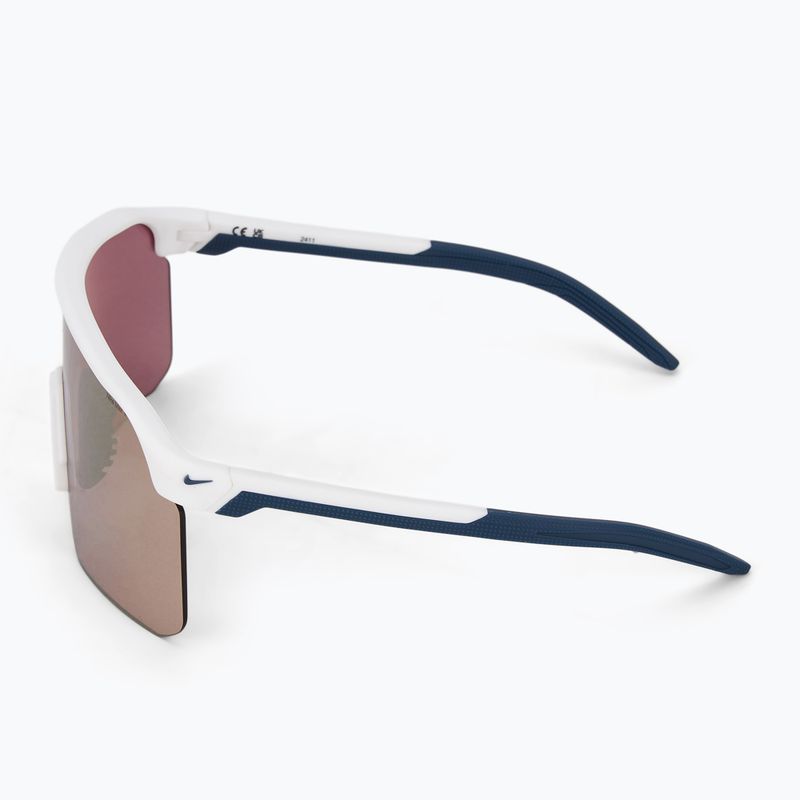 Nike Expedition Shield E matte summit white/road chrome mirror sunglasses 4