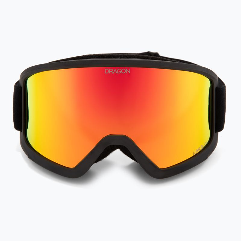 Ski goggles DRAGON DX3 OTG black/lumalens red ion 2