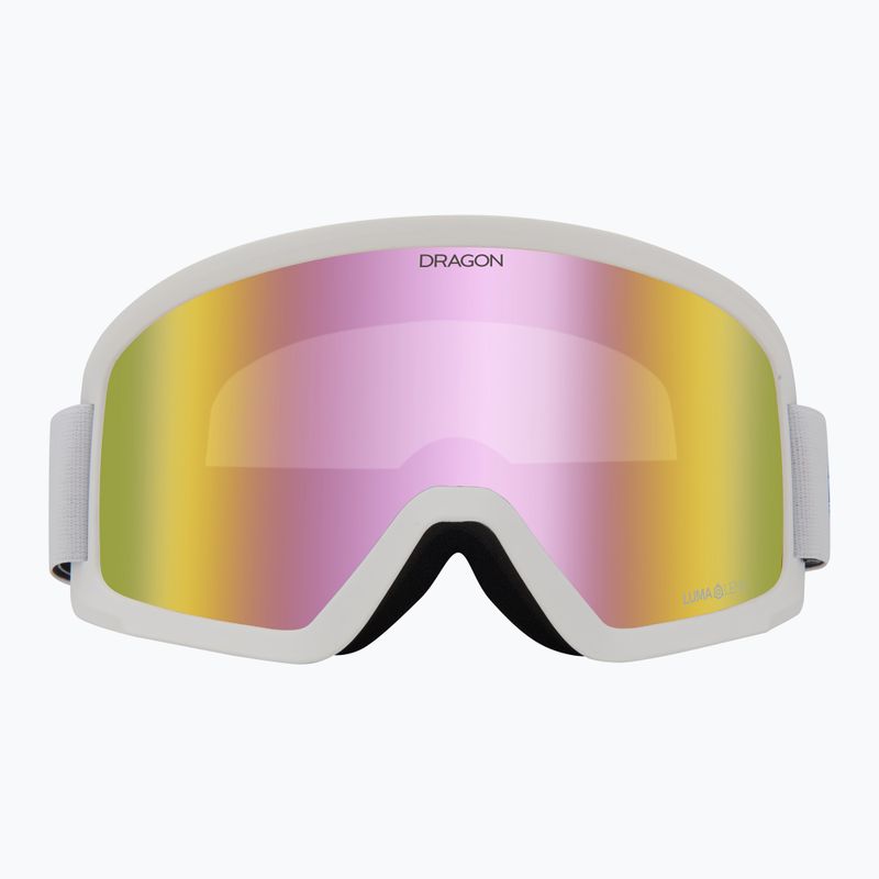 Ski goggles DRAGON DX3 OTG white/lumalens pink ion 2