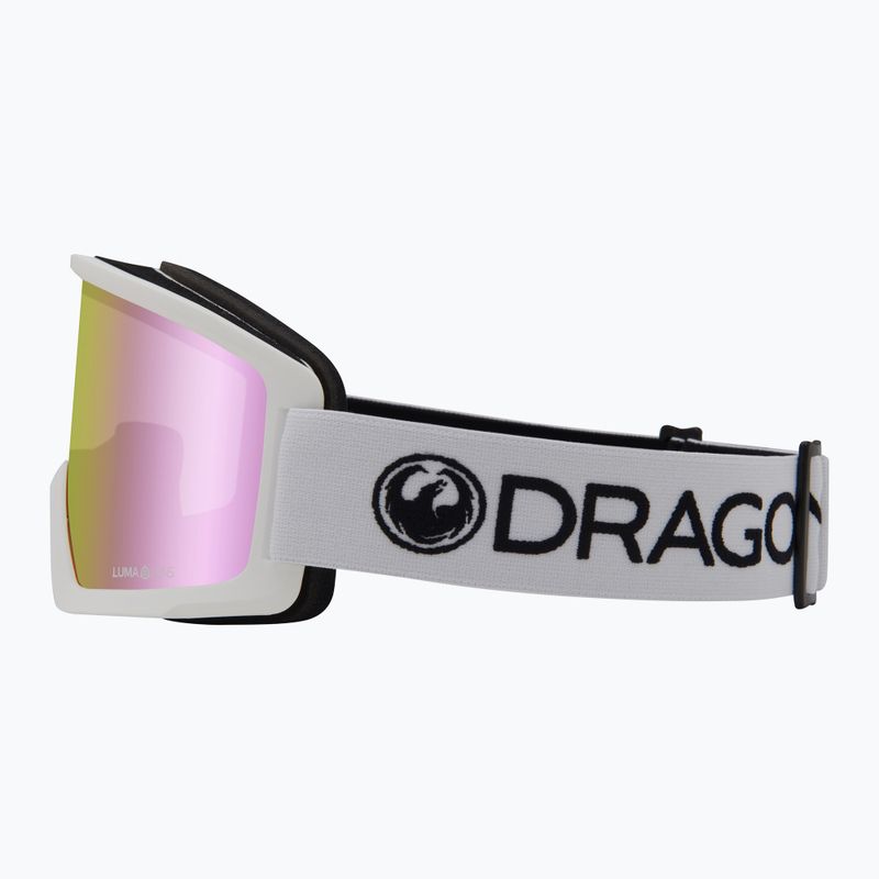 Ski goggles DRAGON DX3 OTG white/lumalens pink ion 3