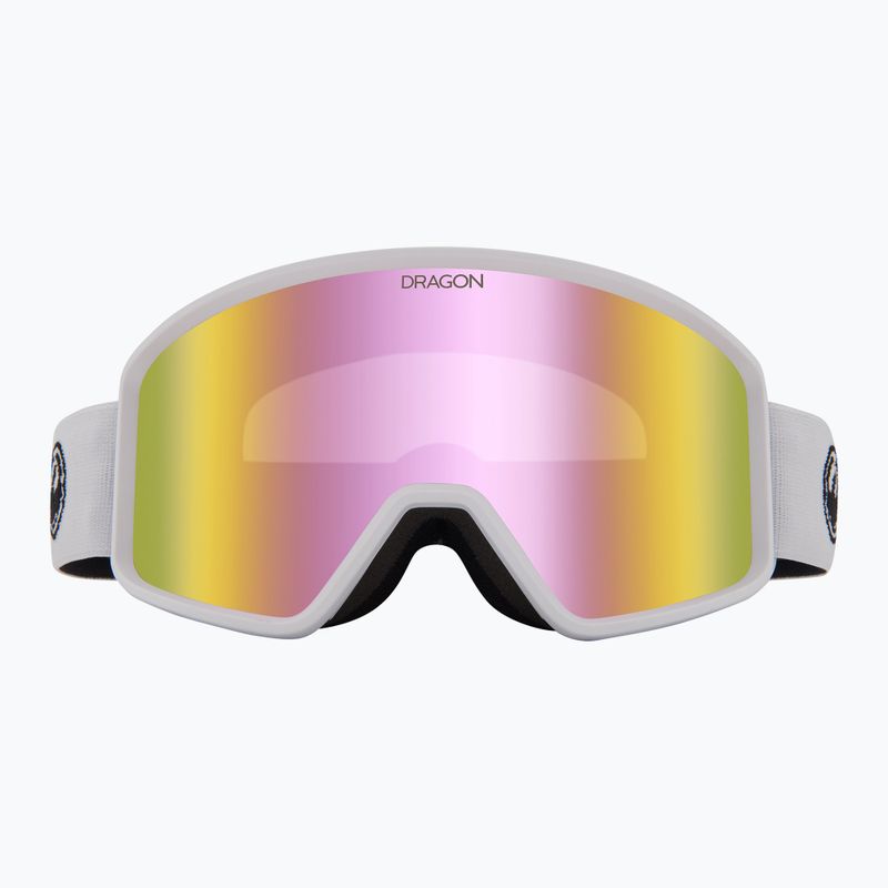 Ski goggles DRAGON DX3 OTG white/lumalens pink ion 5