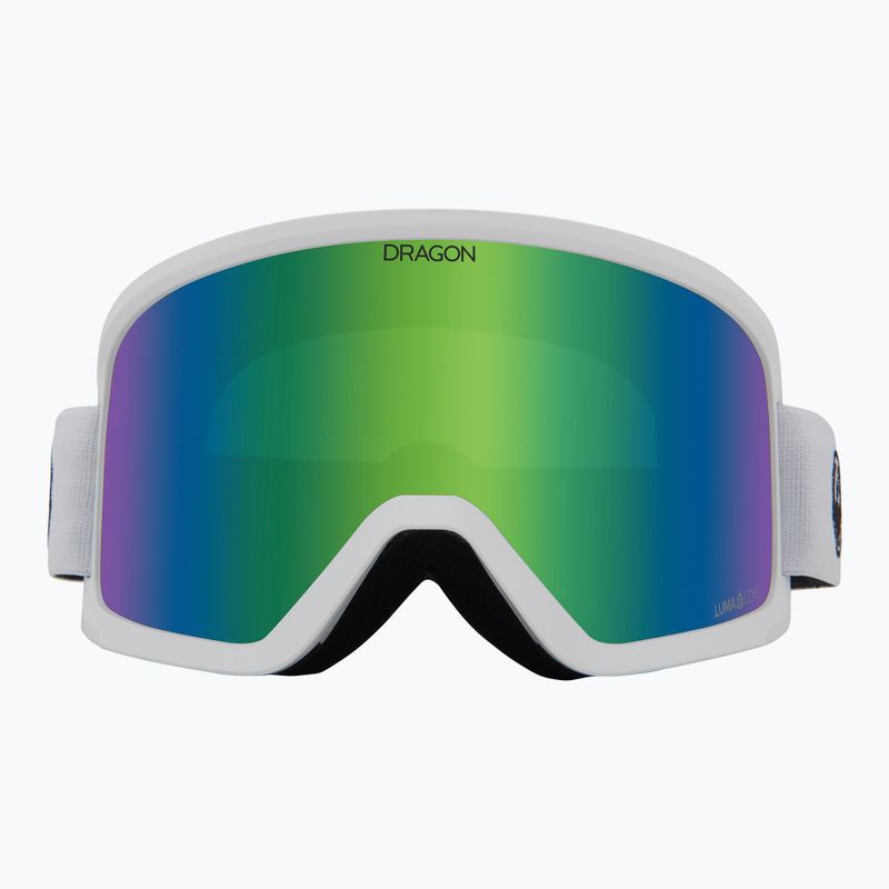 Ski goggles DRAGON DX3 OTG white/lumalens green ion 2