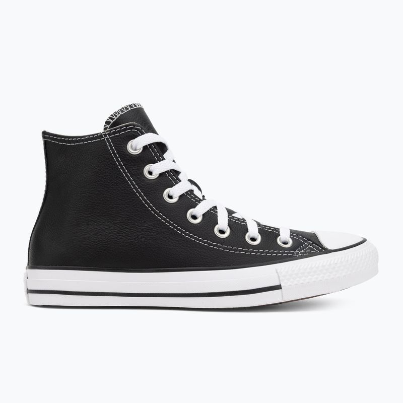 Trainers Converse Chuck Taylor All Star Leather Hi black 2