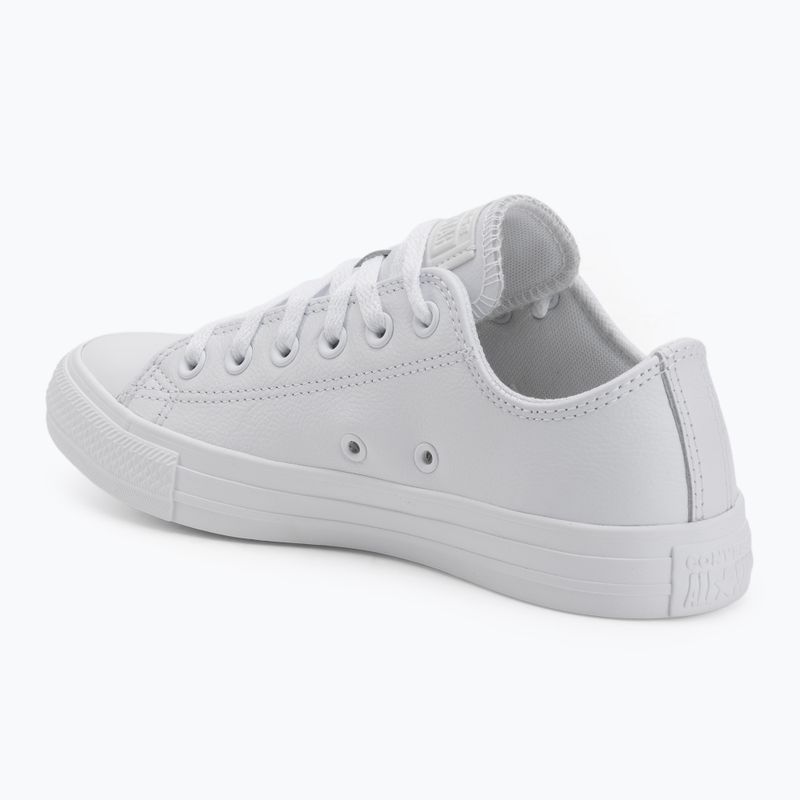 Trainers Converse Chuck Taylor All Star Leather white mono 3