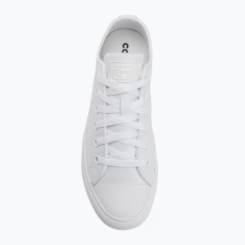 Trainers Converse Chuck Taylor All Star Leather white mono 5
