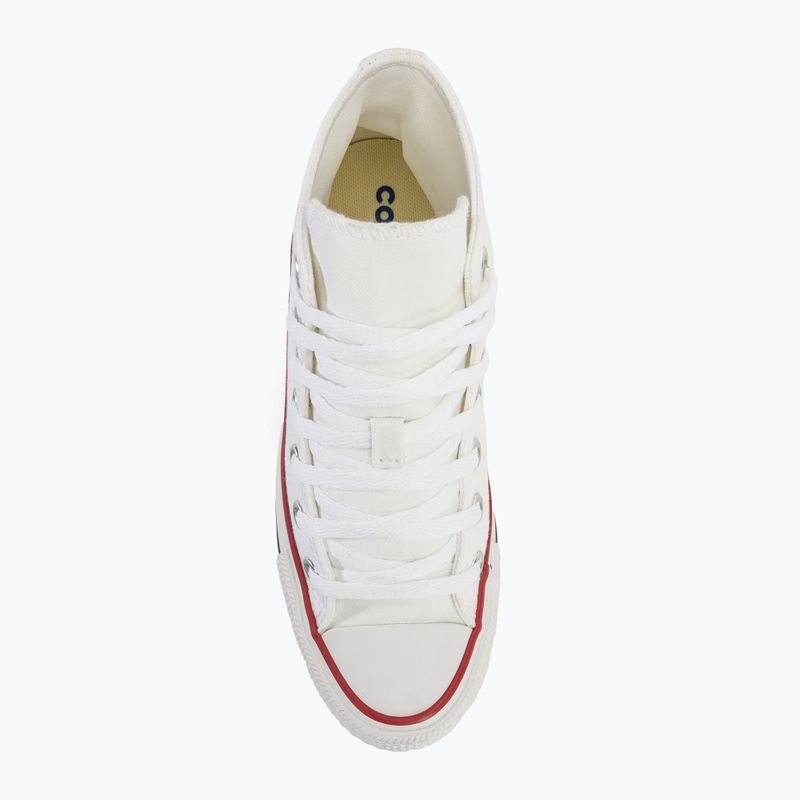 Converse Chuck Taylor All Star Classic Hi optical white trainers 8