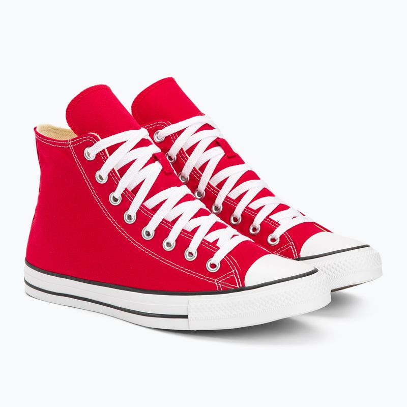 Converse Chuck Taylor All Star Classic Hi red trainers 4