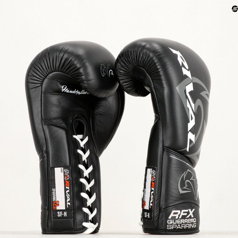 Rival RFX-Guerrero Sparring Boxing Gloves -SF-H black 9
