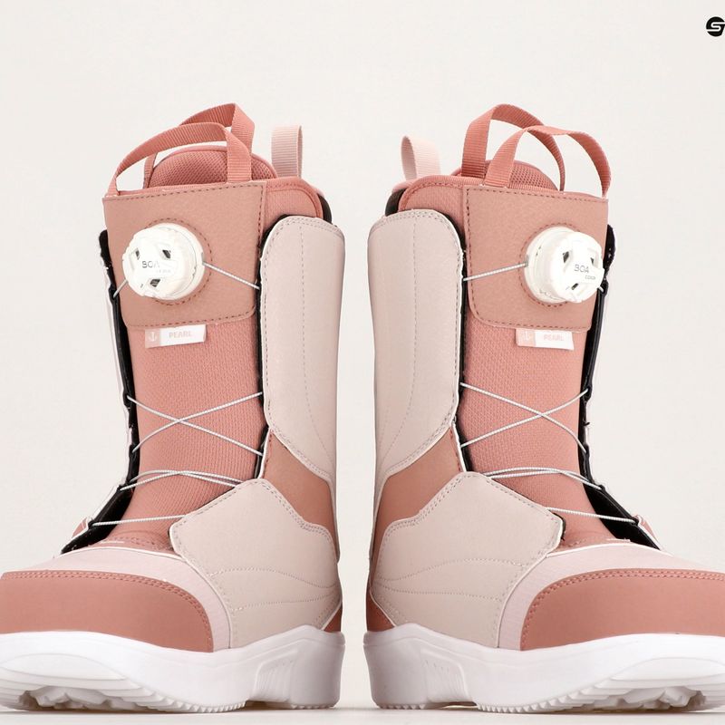 Women's snowboard boots Salomon Pearl Boa ash rose/lilac ash/white 12