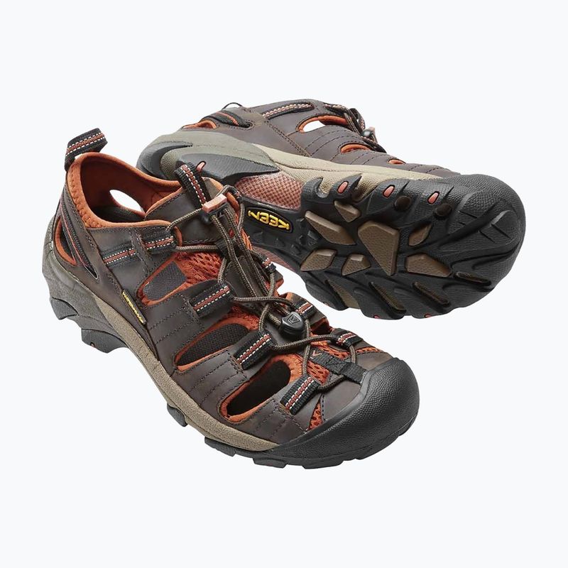 KEEN Arroyo II men's sandals black olive/bombay brown 7