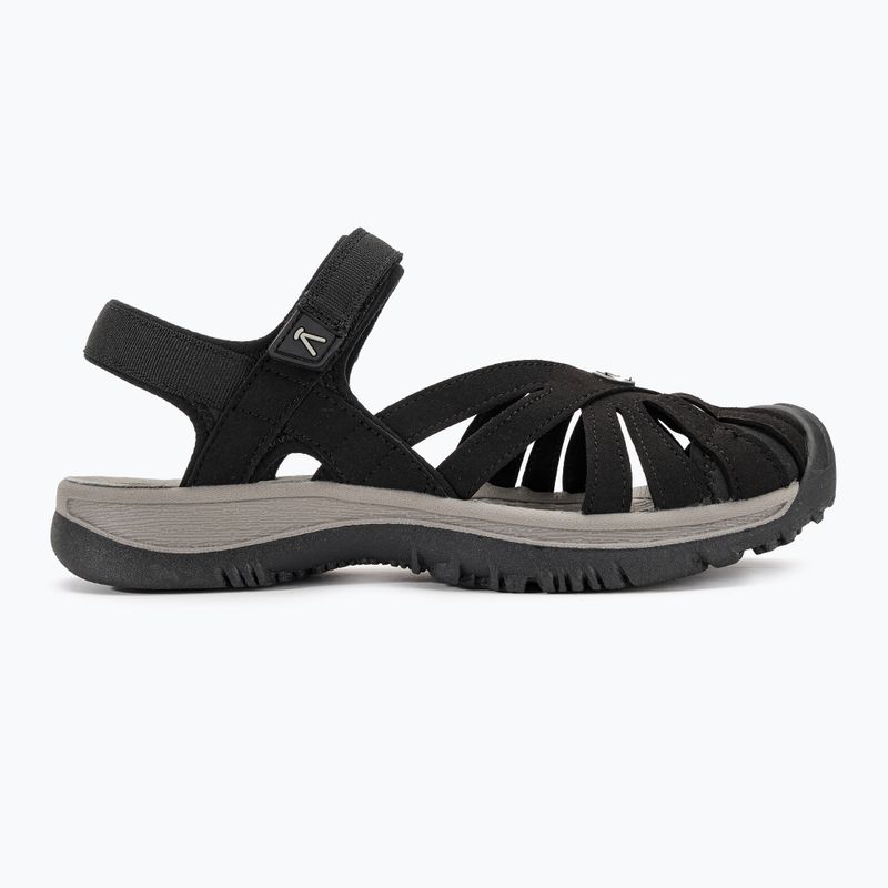 KEEN Rose black/neutral gray women's sandals 2