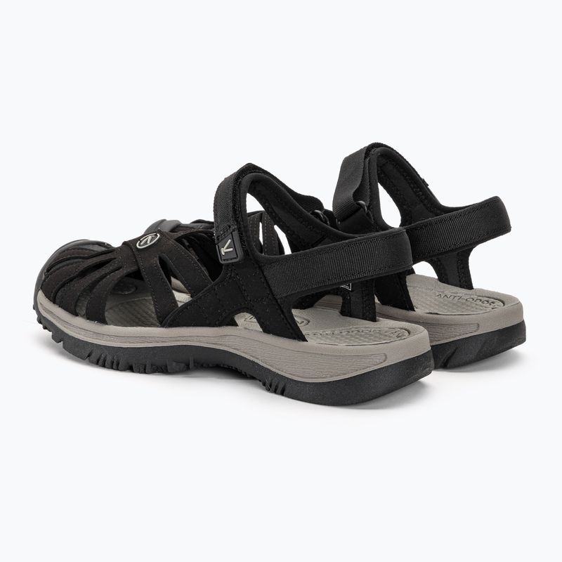 KEEN Rose black/neutral gray women's sandals 3