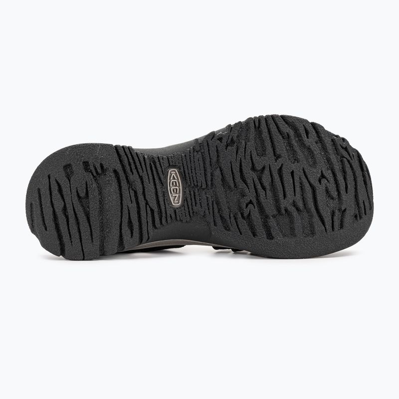 KEEN Rose black/neutral gray women's sandals 5