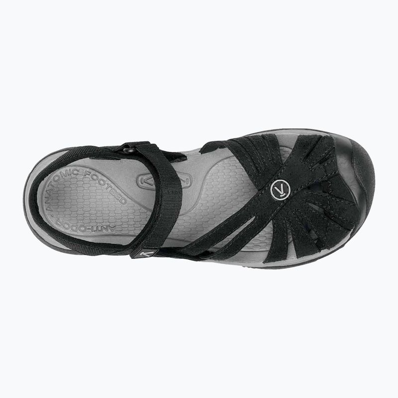 KEEN Rose black/neutral gray women's sandals 11