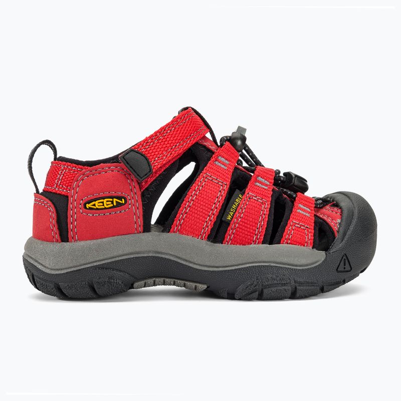 Children's sandals KEEN Newport H2 ribbon red/gargoyle 2