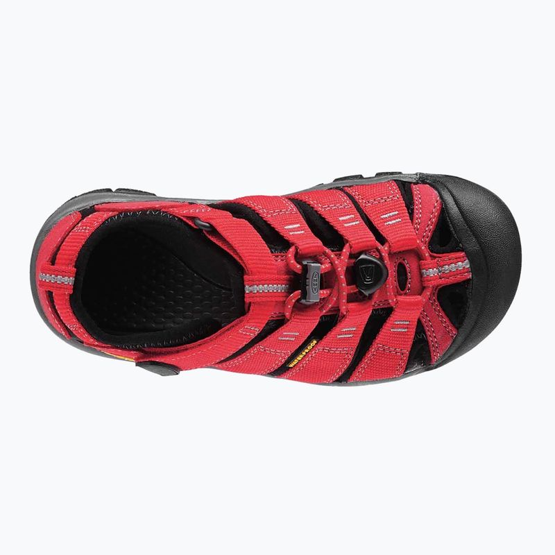 KEEN Newport H2 ribbon red/gargoyle children's trekking sandals 12