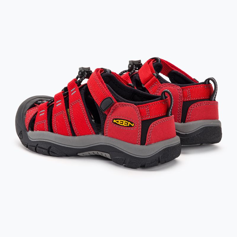 KEEN Newport H2 ribbon red/gargoyle children's trekking sandals 3