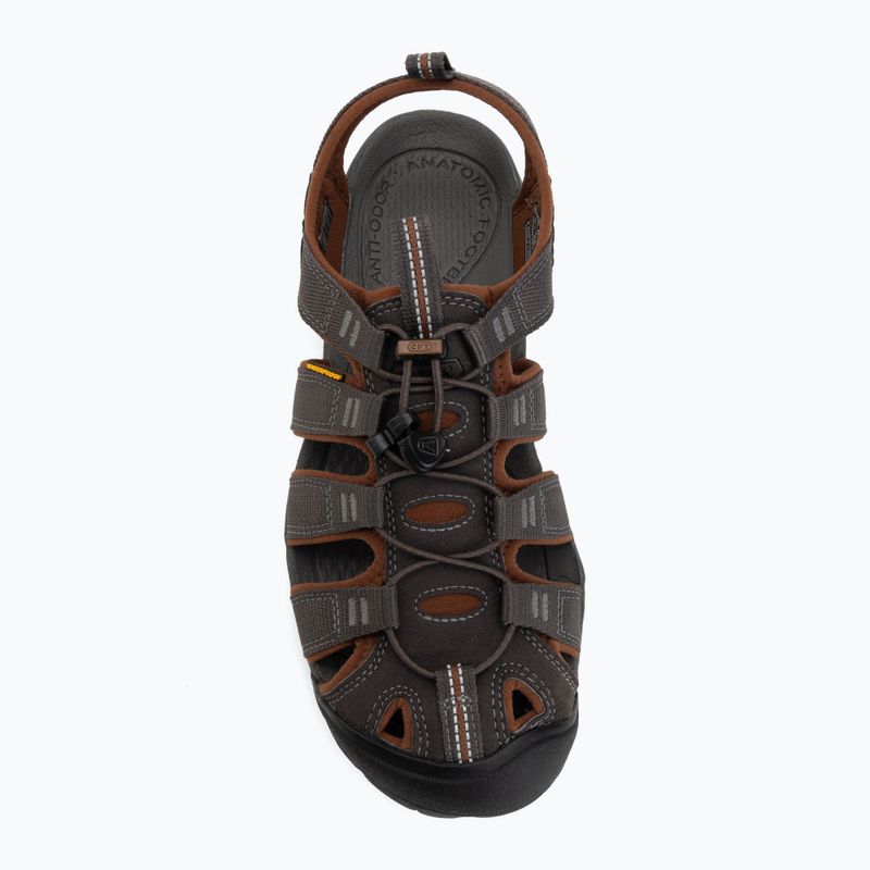 Men's sandals KEEN Clearwater CNX raven/tortoise shell 5