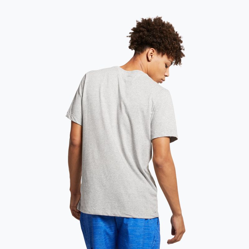 Men's T-shirt Nike Dri-Fit dark grey heather/black 3